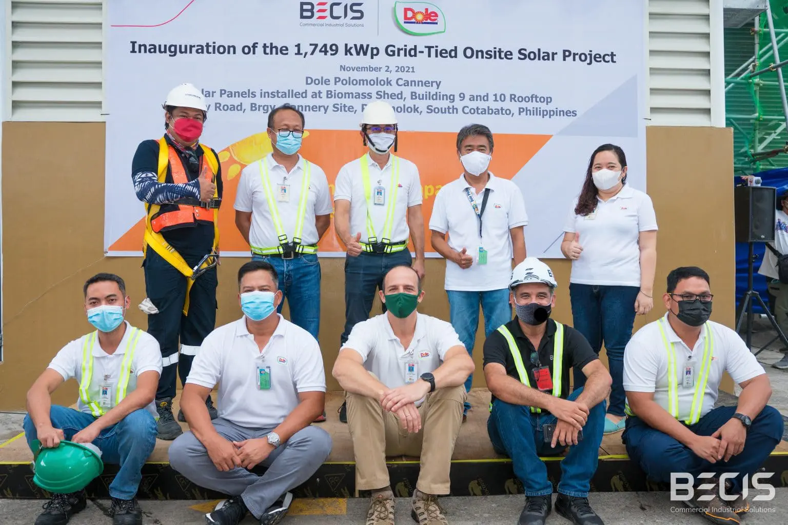 BECIS and Dole Philippines Solar Project Inauguration